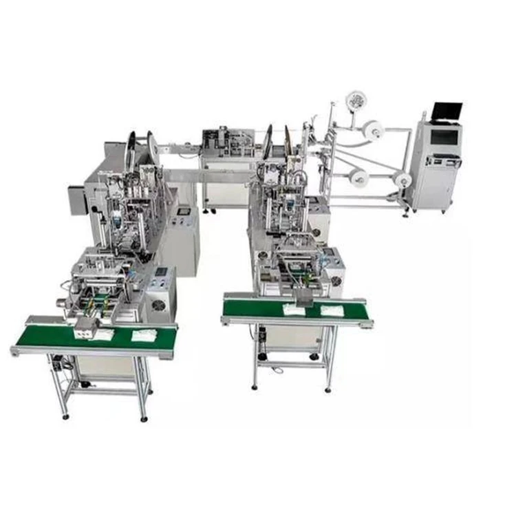 1+2 Automatic Medical Masks Textile Machinery Disposable Face Mask Making Machine//