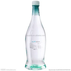 1200ml embossed glass bottle for mineral water wholesale cheap price