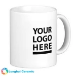12oz classic custom white ceramic coffee mug for your design
