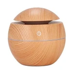 130ml USB wood grain aroma humidifier ultrasonic usb aromatherapy air humidifier
