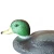 Import 14 inch plastic green head mallard duck floater decoys hunting decoy plastic material from China