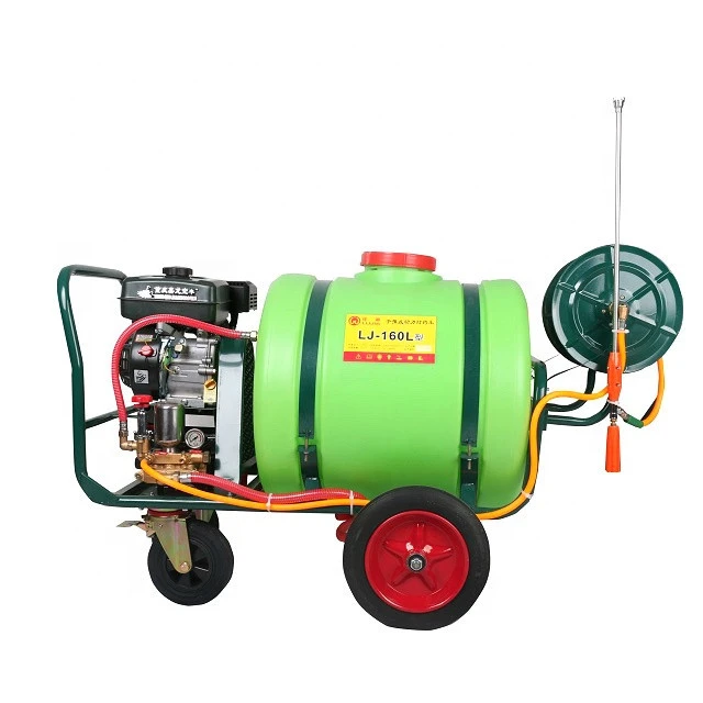 160L Agricultural Gasoline Engine Power Sprayer for Vegetables and Farmland