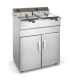 16L +16L electric deep fryer frying machine with cabinet chips fryer electric