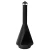 Import 173cm H garden charcoal modern steel chiminea from China