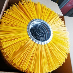 178mm 600mm poly flat wafer road sweeper brushes