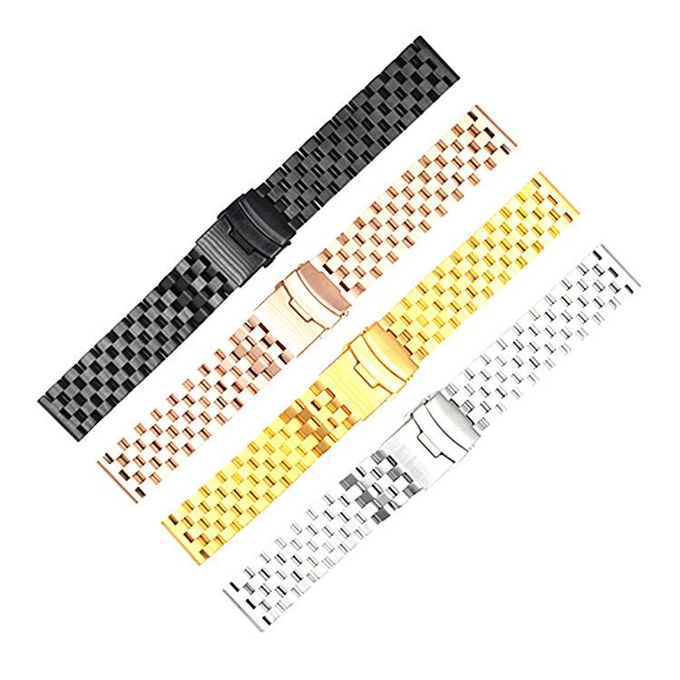 18 202224 mm Wholesale  luxury 304 stainless steel quick release  watch strap for smart watch band
