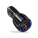 18W 3.1A Car Charger Quick Charge 3.0 Universal Dual USB Fast Charging QC For iPhone Samsung Xiaomi Mobile Phone In Car