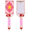 1pc Exquisite Hand Hold Mirror Oval Cosmetic Dressing Cardcaptor Sakura Make Up Square Mirror