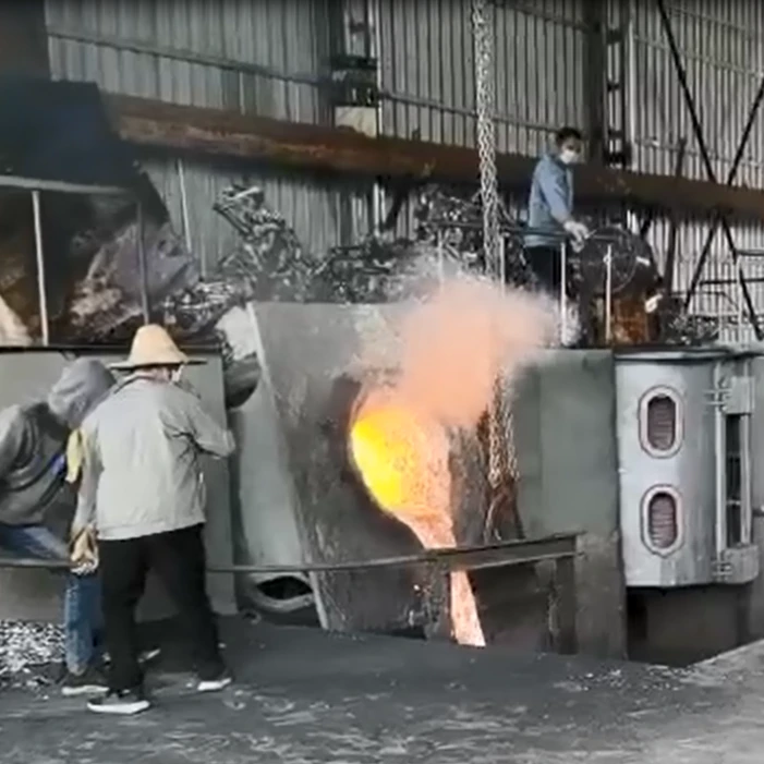 1T electric induction cast iron steel scrap melting furnace for sale