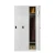 Import 2 doors steel locker cabinet wardrobe with drawer metal storage for school house gym from China