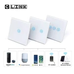 2-gang lamp wall switch wi-fi