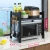 Import 2 Layer Microwave Shelf Countertop Storage Rack Cabinet With Drawer Rice Cooker Oven Kitchen Organizer from China