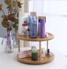 2 tier bamboo spice rotating storage rack
