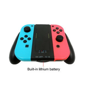 2000mA Battery Charging Station Grip Charger for Nintendo Switch Joy-con Controller Grip Charger