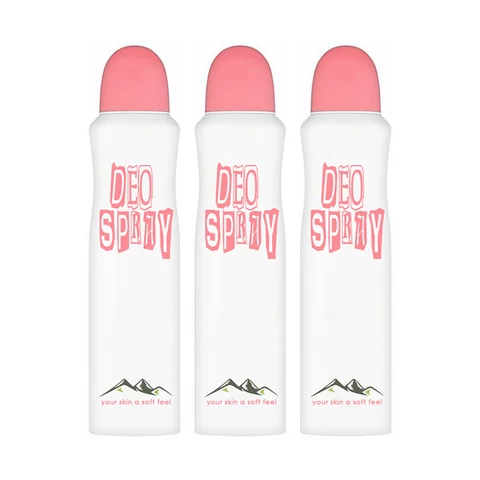 200ml hot selling branded alcohol free perfumed body deodorant body spray from China factory direct