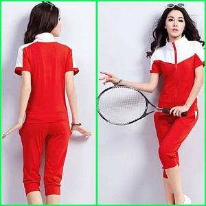 2015 custom lawn tennis sports wear/tennis jersey/ sportswear for girl