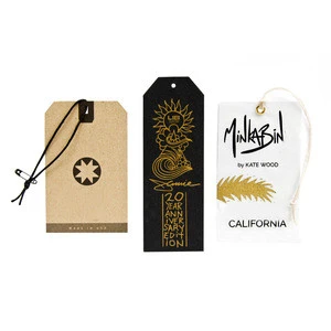 2015 Custom Paper Clothing Tag,Cheap Garment Hang Tag,New Design Printed Paper Tag