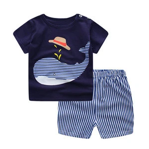 2018 cheap japan short sleeve set kids clothes boy boutique private labels baby clothing sets