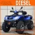 Import 2018 Hot selling 900cc Diesel ATV 4x4 from China