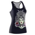 2018 low MOQ Newest design 3D digital print fitness womens yoga muscle halloween tank top