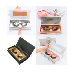 2018 New arrivals eyelash packaging box glitter eyelash box for false eyelash