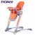 Import 2018 new Eco-friendly plastic folding adjustable dining sitting baby feeding chair for kids from China