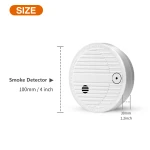 2018New! Wireless Smart Home GSM Smoke Detector Fire Sensor Alarm Supports Remote Control and Auto Send SMS&Dial