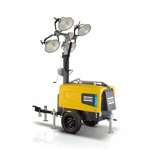 2019 atlas-copco mobile 8m diesel generator mobile light tower