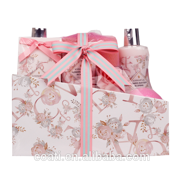 2019 Bath Body Care Products in Handmade Paper Box for valentine  gifts