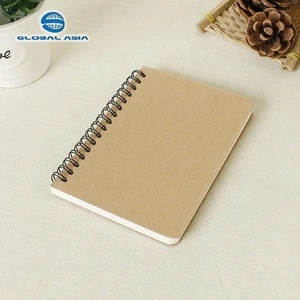 2019 custom lined grid dotted blank spiral sketchbook hardcover recycled paper printing school office stationery kraft notebook