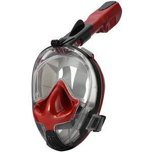 2019 New Anti-Fog Full Face Snorkeling Mask Adult Snorkel Mask 180 Degree View Kids Diving Mask