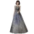 Import 2020 Gentle Strapless A-Line Gold Appliqued Formal Evening Dresses Prom Gowns from China