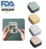 2020 New Amazon Product Colourful Plastic Medicine Storage Box,Pill Case