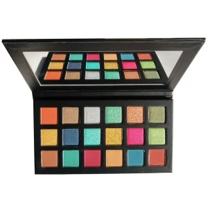 2020 new arrival 18 color no logo pressed eye shadow private label eyeshadow palette
