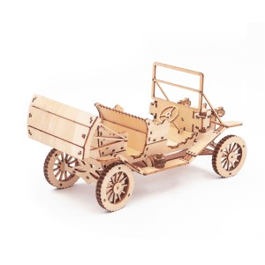 2020 new style GKWOOD GK-C03 Christmas gift wooden assembly model Toys for children and adults Classic car