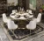 Import 2020 Top Luxury Soft Parcel  Hotel Restaurant Round Marble Dining Table Dining Table With Turntable from China