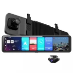 2020 Wifi 4G Dash Cam Dual Lens Video Recorder ADAS GPS Navi HD 1080P Touch Screen Rearview Car Mirror Camera