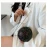 Import 2021 Fashion Ladies Round Clutch Handbag Metal Top Handle Chain Shoulder Evening Bags Women Colorful Graffiti Message Ball Bag from China