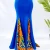 Import 2021 Good Quality Elegant Patchwork Design Women Long Maxi Sleeveless African Printing Plus Size Dress from China