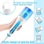 Import 2021 H2ofloss 5 Modes Portable Oral Irrigator 300ml Waterproof Dental Water FlosserUSB Dental Teeth Cleaner 5 Jet Tips & Bag from China
