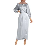 2021 kaftan pakaian islam summer women spring casual dresses girl maxi long abaya muslim dress islamic clothing