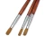 Import 2021 Kolinsky Acrylic Black Petal Nail Brush Wooden Crimped Round Top Quality Nail Brush from China