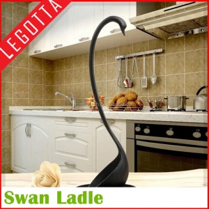 2021 new design elegant swan kitchen soup ladle spoon kitchen best gifts