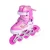 Import 2021 new kids inline skates designs with 4 PU flashing wheels aluminium alloy Frame ABEC-7 bearing speed inline quad skating from China