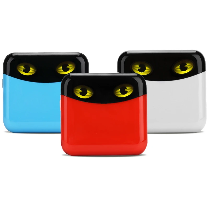 2021 new style factory outlet cartoon power banks cat eyes design powerbank  with dual USB 5000mAh gift charger