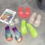 Import 2021 summer wholesale girls clear flip flop designer transparent colorful pvc lady slides shoes jelly sandals slippers for women from China