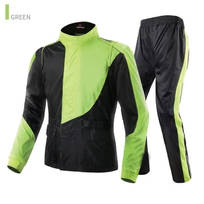 2021 Waterproof Breathable Light Weight Rain Coat for Motorcycle Set