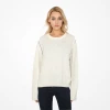2022 New Design Plain Crew Neck Customize Pullover Sweater Tops Women Pullover Wholesales