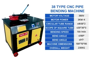 2024 Hot sale stainless steel pipe bending machine hydraulic cnc bending machine pipe bender machine