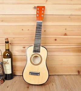 23 Wooden guitar Kids practice guitar kids toy guitar